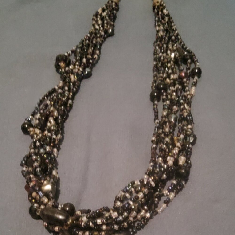 SALE     MULTI STRANDED NECKLACE